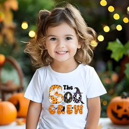 De Boo Crew kleurrijke Halloween familie matching Kinder Shirts