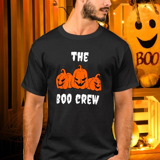 De Boo Crew Modern Halloween Family Matching T-shirt