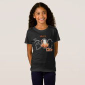 De Boo Crew Naam Halloween Meisje T-Shirt (Voorkant volledig)