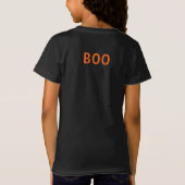 De Boo Crew Naam Halloween Meisje T-Shirt (Achterkant)
