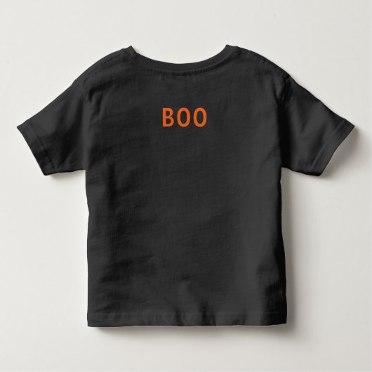 De Boo Crew Naam Halloween Peuter T-shirt (Achterkant)