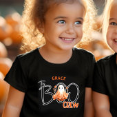 De Boo Crew Naam Halloween Peuter T-shirt