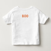 De Boo Crew Naam Modern Halloween Peuter T-shirt (Achterkant)