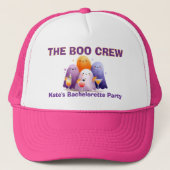De Boo Crew Schattigee Ghost Bachelorette Trucker Pet (Voorkant)