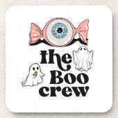 De Boo Crew | Spooktacular Halloween Squad Bier Onderzetter (Voorkant)