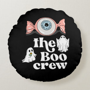 De Boo Crew   Spooktacular Halloween Squad Rond Kussen