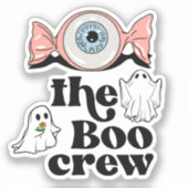 De Boo Crew | Spooktacular Halloween Squad Sticker (Voorkant)
