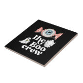 De Boo Crew | Spooktacular Halloween Squad Tegeltje (Zijkant)