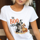 De Boo Crew Vintage Halloween Tri-Blend Shirt