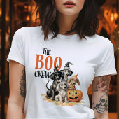 De Boo Crew Vintage Halloween Tri-Blend Shirt