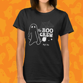 De Boo Crew White Halloween Familie Matching Mam T-shirt