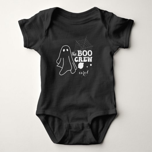 De Boo Crew White Halloween Family Matching Romper (Voorkant)