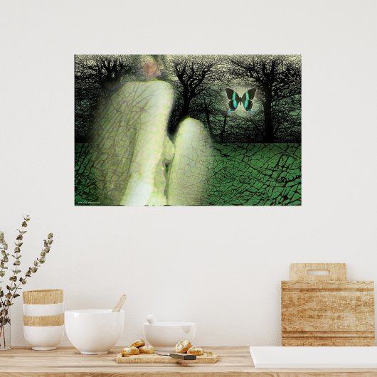 De boodschap van Gregory Gallo Poster (Keuken)