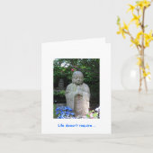 De boodschap van het leven kaart (Gele Bloem)