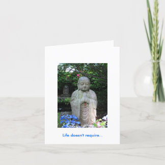 De boodschap van het leven kaart