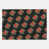 DE BOODSCHAP VAN VREUGDE RODE KERST POINSETTIA PAT INPAKPAPIER VEL (Voorkant 2)