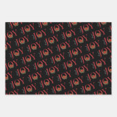 DE BOODSCHAP VAN VREUGDE RODE KERST POINSETTIA PAT INPAKPAPIER VEL (Voorkant)