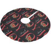 DE BOODSCHAP VAN VREUGDE RODE KERST POINSETTIA PAT KERSTBOOM ROK (Gekanteld)