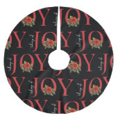 DE BOODSCHAP VAN VREUGDE RODE KERST POINSETTIA PAT KERSTBOOM ROK (Voorkant)