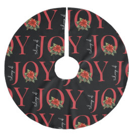 DE BOODSCHAP VAN VREUGDE RODE KERST POINSETTIA PAT KERSTBOOM ROK