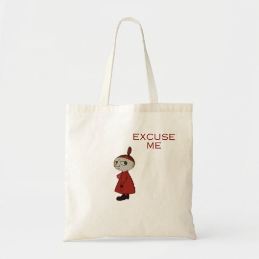 De boodschappentas met de tekst Excuse Me Tote Bag (Voorkant)