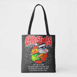 De boodschappentas voor mensen die niet van Kerstm Tote Bag
