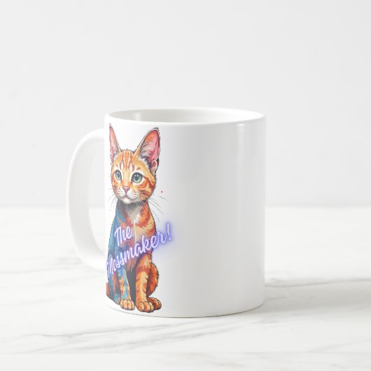 De boodschapper koffiemok (Voorkant links)