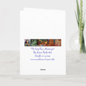 De boodschapper van de Deur van de Fee - Wenskaart Kaart (Achterkant)