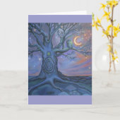 De boodschapper van de Deur van de Fee - Wenskaart Kaart (Gele Bloem)