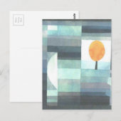 De boodschapper van de herfst door Paul Klee Briefkaart (Voorkant / Achterkant)