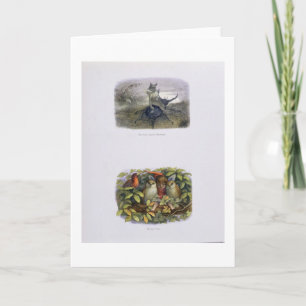 De boodschapper van de Koningin van de Fee, en Feestdagen Kaart