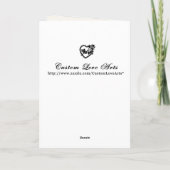 De Boodschapper van de liefde Feestdagen Kaart (Achterkant)