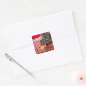 DE BOODSCHEMA'S OPSTARTEN VIERKANTE STICKER (Envelop)