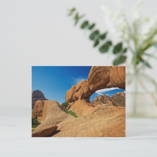 de boog bij Spitzkope of Spitzkuppe, aride Briefkaart (Staand voorkant)