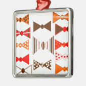 De boog bindt Retro Metalen Ornament (Links)