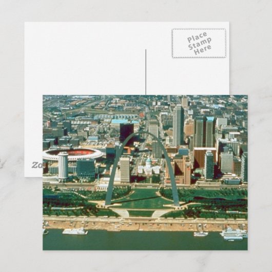 De Boog en de Horizon van St.Louis Briefkaart (Voorkant / Achterkant)