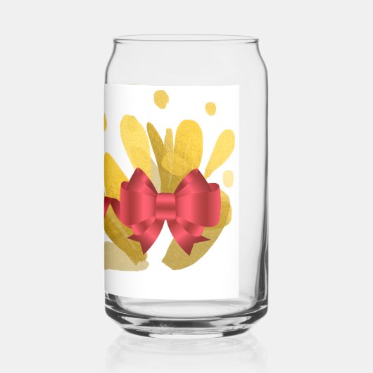 de boog en het goud blikvorm glas (Achterkant)