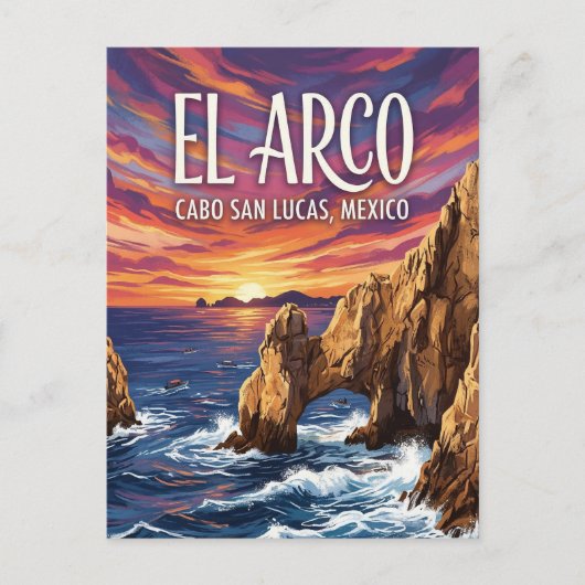 De Boog van Cabo San Lucas Briefkaart (Voorkant)