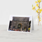 De Boog van Constantijn, Rome, Italië Kaart (Gele Bloem)