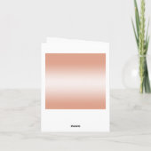 De Boog van het koraal & het Jubileum van het Bedankkaart (Achterkant)