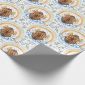 De boog van Noach met dieren Cadeaupapier (Hoek)