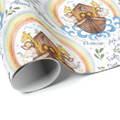 De boog van Noach met dieren Cadeaupapier (Rol Hoek)