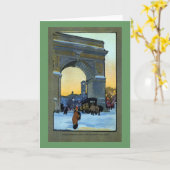 De Boog van Washington bij de Schemering van de Kaart (Gele Bloem)