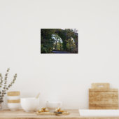 De boogbrug in het Park Poster (Keuken)