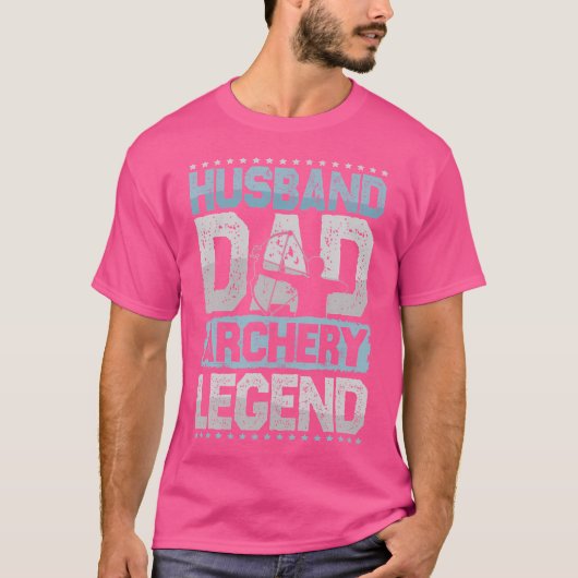 De boogschietlegende Bow Mannen boogschieten T-shirt (Voorkant)