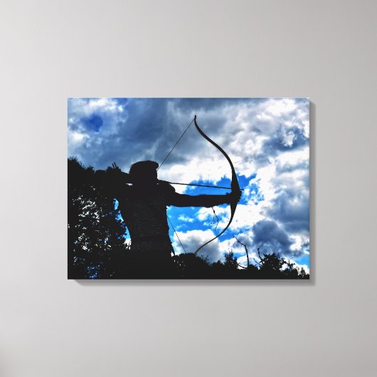 De boogschutter canvas afdruk (Voorkant)