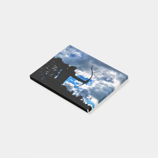 De boogschutter post-it® notes (Schuin)
