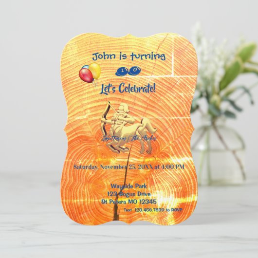 De Boogschutter  Sagittarius (22 nov - 21 dec) Kaart (Staand voorkant)