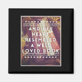 De Book Lover 2 inch magneet (Voorkant)