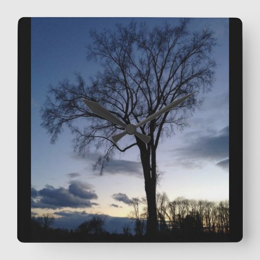 De boom bij de Klok van de Wand van Twilight (Voorkant)
